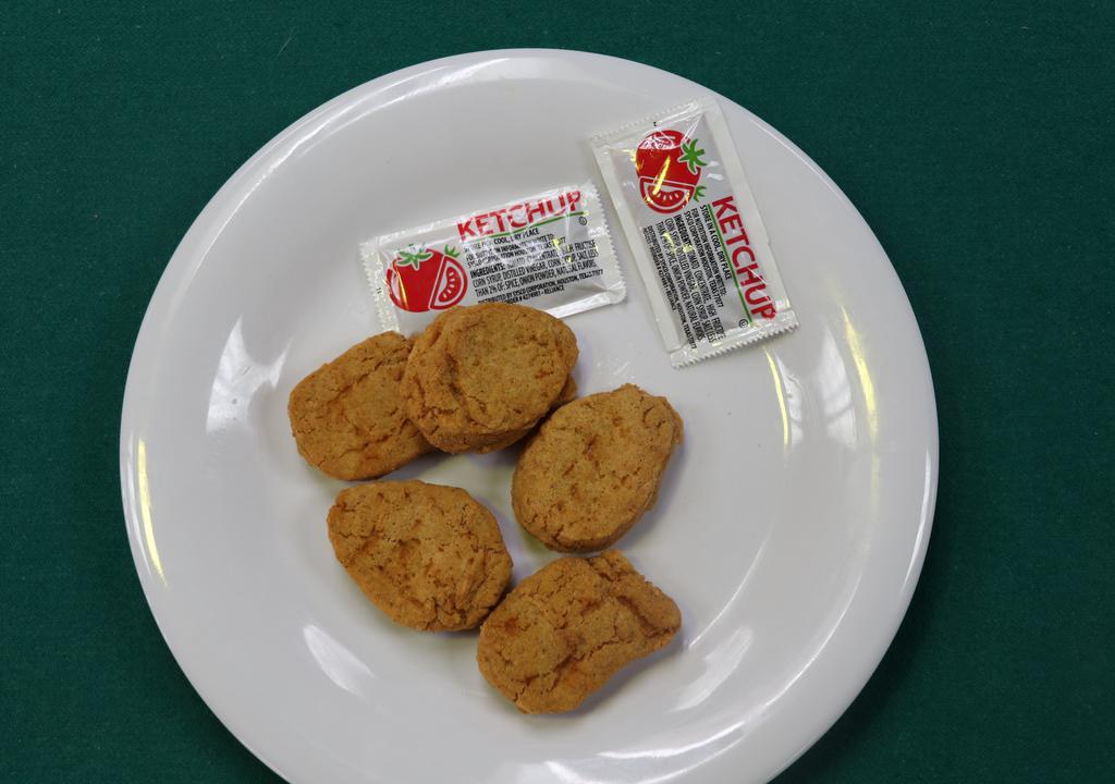 Chicken Nuggets (Regular) · 5 pieces- Chicken Nuggets meal come with your choice of French fries, tater tots, or onion rings and a drink.
