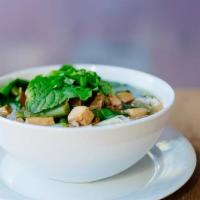 Chinese Spinach Tofu Soup · 