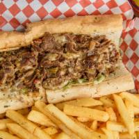 Philly Cheese Steak Poboy · 