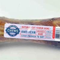 Femur Bone · 1 pack. 4”- 6”. Sourced and Made in the U.S. cow femur bone. Single ingredient.