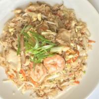 Peace Fried Rice · Gluten free. Egg. Our house fried rice. Served with all jasmine or brown rice.