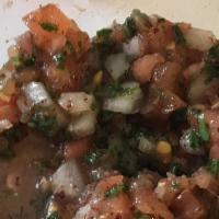 Ezma Salad · Onions, tomatoes, parsley, sumac finely chopped.