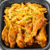 6 Wings · Flavors: jerk hot bbq(carolina bbq) lemon pepper cajun house seasoning