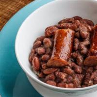 Red Beans, Sausage & Rice · 24 oz. Served with crackers and garlic toast.