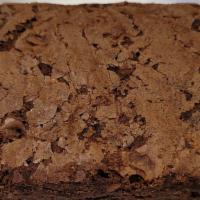 Chocolate Brownie · Has chocolate chip but no nuts.