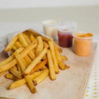 Crispy Fries · Golden perfection. Not too thick, not too thin.  Just the right amount of salt.