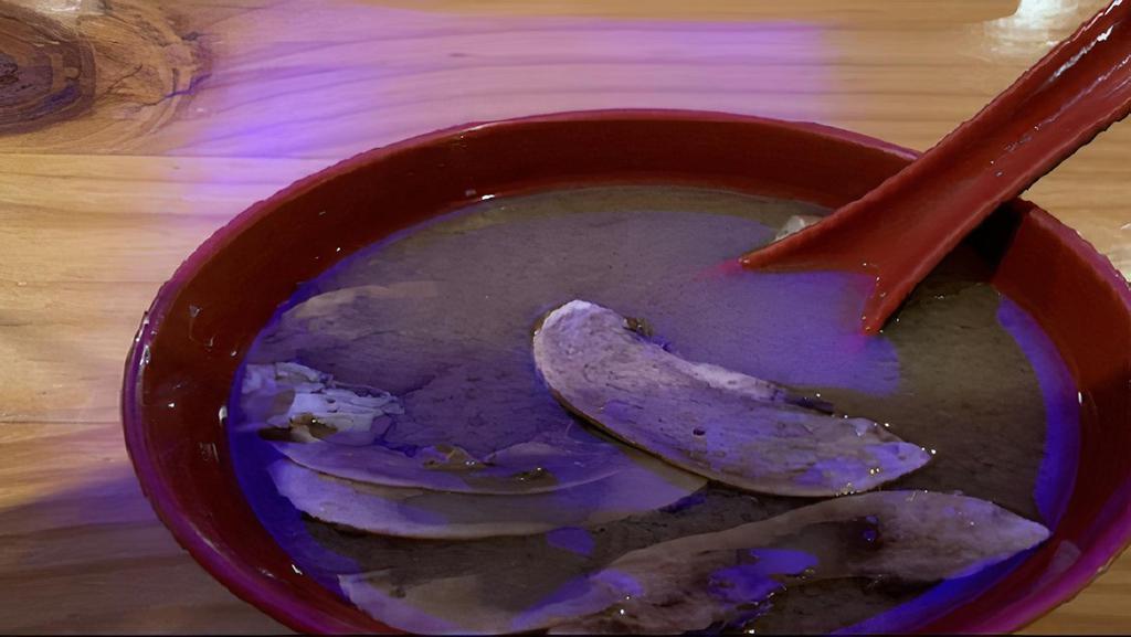 12 Oz Miso Soup · Miso & fish broth-based soup with tofu scallion.