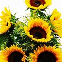 Sunny Isles Bouquet · Our most popular sunflower design! The standard version features six vibrant sunflowers with...