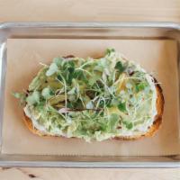 Avocado Toast · Simply Pure Sweets sourdough, whipped goat cheese & thyme, avocado mash, crushed red pepper,...