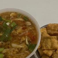 25 Hot & Sour Soup · Hot and spicy.