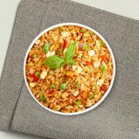 Thai Kitchen Fried Rice · Stir-fried rice, cabbage, broccoli, carrot, basil, bell pepper, onion, zucchini, baby corn, ...