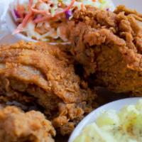 The Pit'S Southern Fried Chicken · The best in town. Served with choice of two sides.