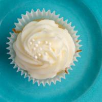 Wedding Cupcake · French vanilla almond cupcake with buttercream.