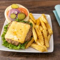 Turkey Burgers · With cheese and fresh hand patties turkey meat.