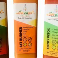 Sample Pack (3 Bottles) · Experience one tasty juice three times. Order Now.