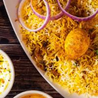 Egg Biryani  · Egg Biryani is wholesome one pot meal made by cooking together fragrant long grain basmati r...