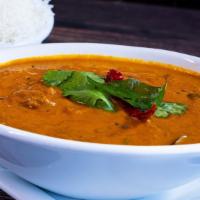 Korma Curries · Chicken/Goat/Lamb cooked with yoghurt, cream, and cashews.