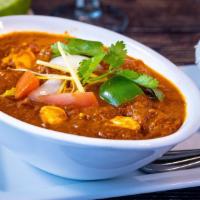  Kadhai Paneer · Indian cottage cheese cubes (Paneer) cooked with onions and bell peppers in kadhai sauce.