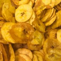 Platano Chips / Plantain Chips · Crispy, thin sliced green plantain chips.