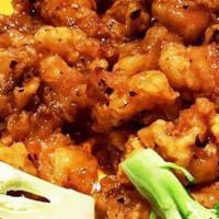 Orange Chicken Bowl · Deep Fried Chicken, Broccoli, Honey BBQ Sauce.