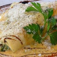 Cheese And Spinach Cannelloni · 