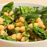 Plant-Based Salad (Gf) (V) · Gluten free. Vegan. Heart of romaine, tomato, beets, carrots, radish, cucumber, fresh chickp...