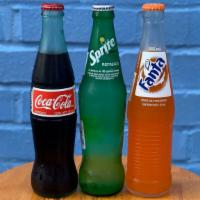 Mexican Sodas · Old fashioned soda in a glass bottle, made with no high fructose corn syrup.