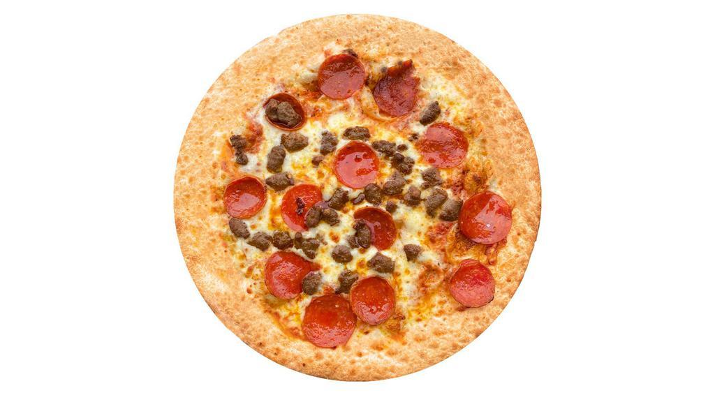 Large Italian Style Pizza And Wings · Cheese pizza topped with satiating two-meats blend of pepperoni and Italian sausage. Comes with 10 wings of your flavor choice.