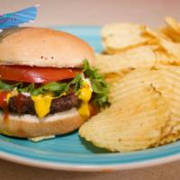 Veggie Burger · Vegan Dr. Praeger's Veggie Burger; With your choice of lettuce, tomato, onion, mustard, kath...
