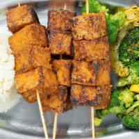Tofu · Marinated and fried to be perfectly crispy outside and juicy inside.