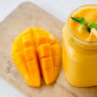 Mango Smoothie · Fresh Mango Smoothie, Made to Order! 100% Cane Sugar, No Artificial Ingredients