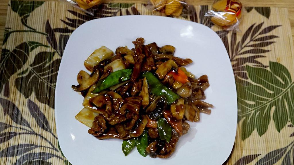 Beef With Mushroom 蘑菇牛 · 