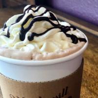 Signature Hot Chocolate · Made with our house recipe Dark Chocolate Syrup, and topped with Vanilla Bean Whipped Cream ...