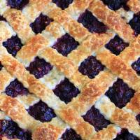 Blueberry Lavender Honey Pie · A longer day, a drive across the lake, an empty bucket; all these blueberries, what should w...