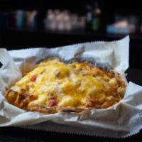 Frito Bandito · Frito corn chips topped with our famous pimento cheese