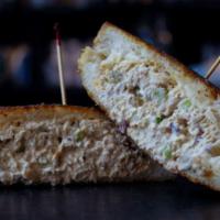 Uptown Tuna Melt · Albacore tuna salad (wasabi-mayo and ginger based), American & Swiss cheese, on Texas toast