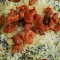 Creamed Spinach · oasted garlic | grana padano | crispy ham