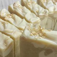 Oatmeal & Cream Soap · 5-5.5 oz/141-156 g bar. Calm, soften, nourish. Goat’s milk is rich in essential fatty acids ...
