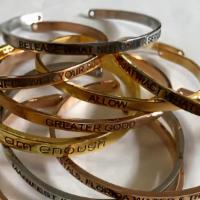 Affirmation Cuff · Affirm, manifest, believe. Embrace and remind yourself daily with affirmation cuffs. Stack t...