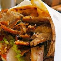 Gyros Sandwich Lamb · Lamb and beef or chicken