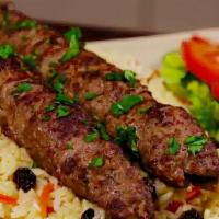 Kabab Plate · Chicken $11.49
Lamb $12.49
Serve with rice and salad tsaziki sauces on the side