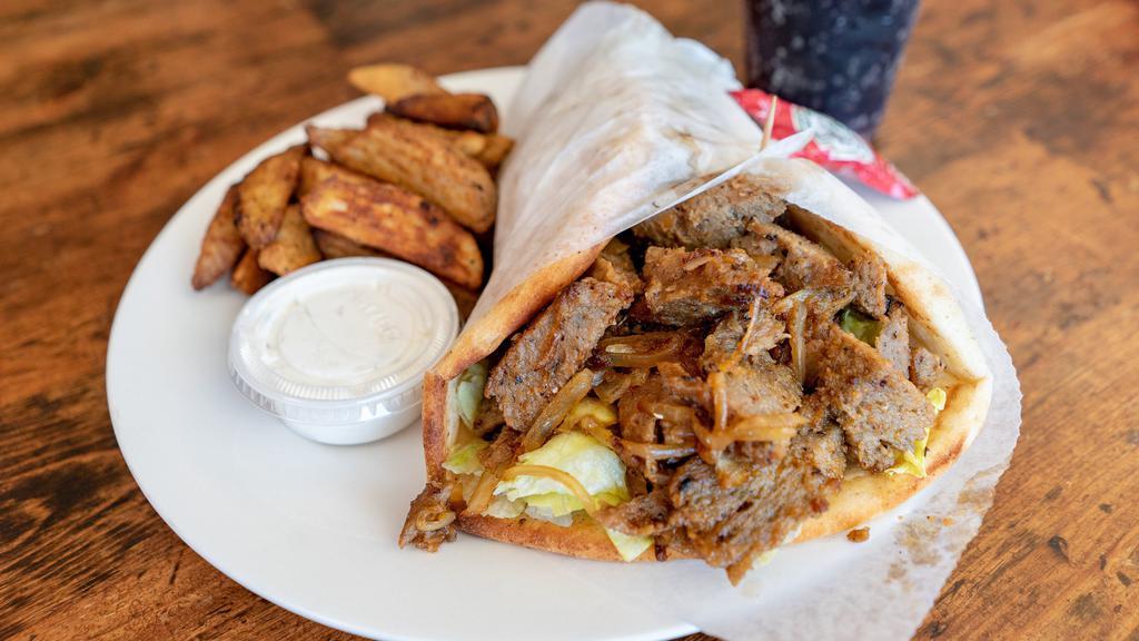 Lunch Special · Gyro sandwich with fries and drink