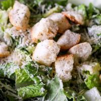 The Caesar · Gluten free. Vegetarian. Romaine, croutons and parmesan cheese tossed in Caesar dressing. Ad...