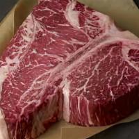 Fresh 50 Day Dry Aged Prime Porterhouse (25 Oz.) · The best of both worlds!! These midwestern black angus dry-aged steaks are loaded with flavo...