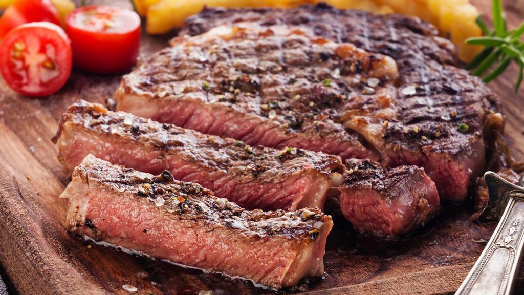 12Oz Aged Boneless Delmonico Ribeye · These 1855 Center Cut Premium Midwestern Black Angus Aged Delmonico Rib Eye Steaks will melt in your mouth! Very tender & full of flavor,  Cut from the heart of the rib, & aged for 28 days! Vacuum sealed & individually wrapped.