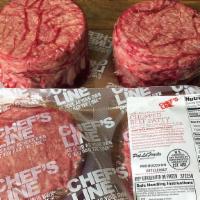 Fresh Chuck Brisket & Short Rib Blended Steak Burgers (8 Pcs. 6 Oz.) · Crafted from whole-muscle primal cuts of black angus cuts of short rib and chuck – not trim ...