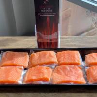 Fresh Wester Ross Salmon Filet (8 Oz.) · The clean, cold waters of the Faroe Islands in Scotland create a perfect environment for rai...