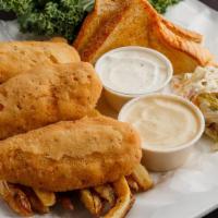 Chicken Tender Platter · White-meat in home style batter w/ honey mustard and ranch dressing.
Served with one signatu...