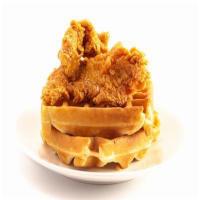 Chicken Tenders [4] And Waffle · 