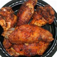 Hot Wings (20 Pieces) · Baked peppery hot wings.